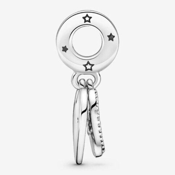 Pandora Cats & Hearts Dangle Charm - Picture 4 of 6